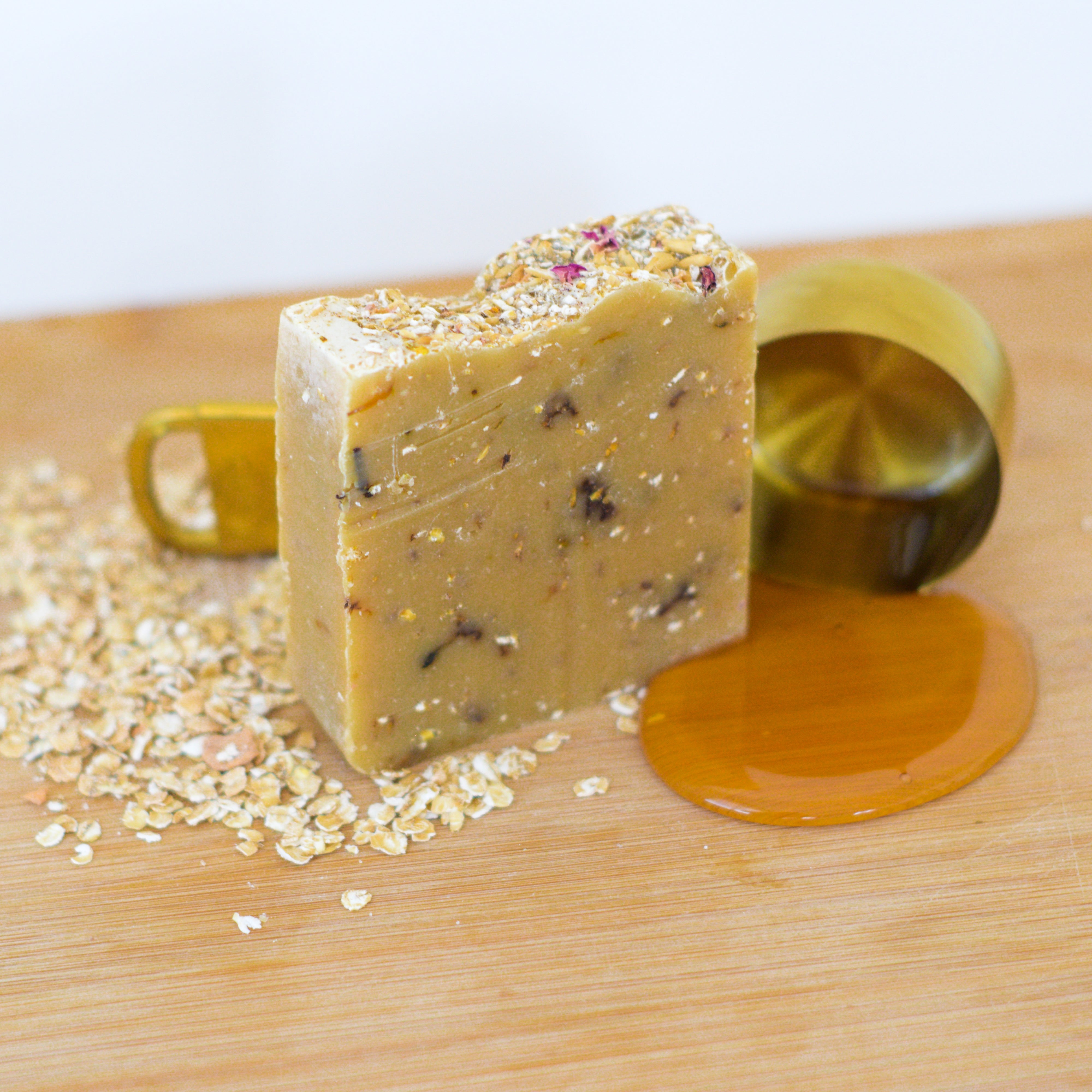 Oatmeal Milk and Honey, Handcrafted Wool & Body Soap Bar