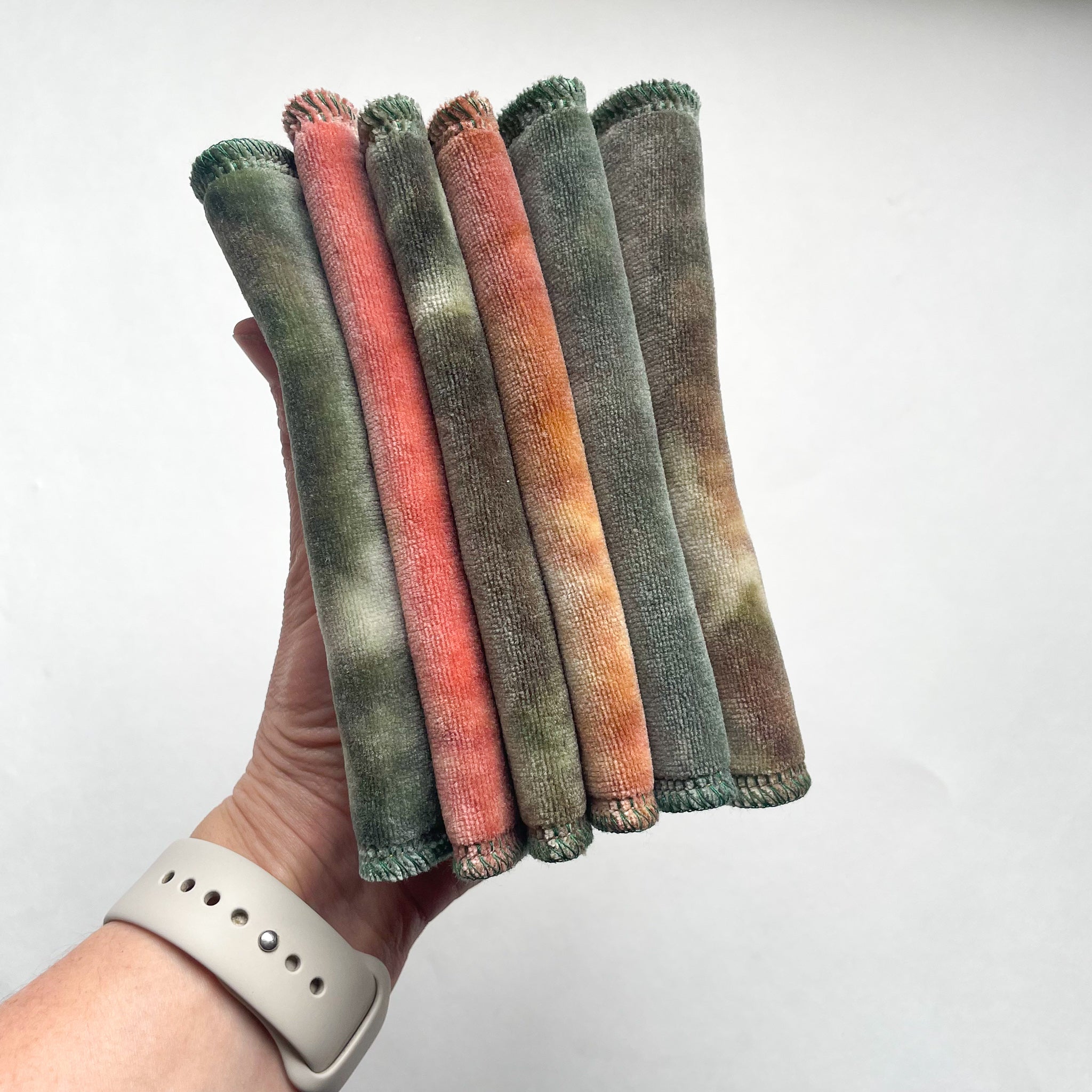 Cabin in the Woods | 6-pack Reusable Cloth Wipes | Organic Cotton/Bamboo Blend