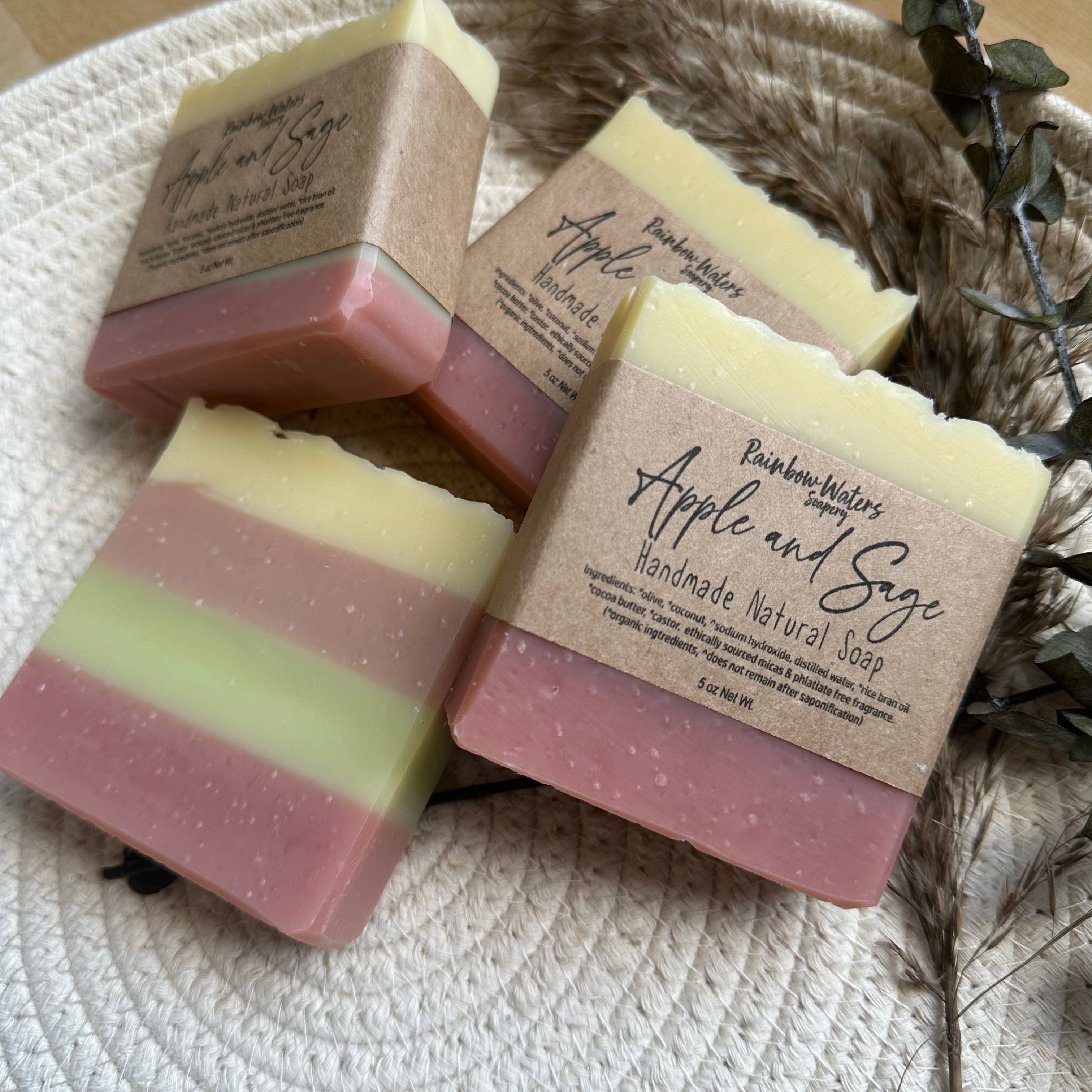 Apple and Sage | Handcrafted Hand & Body Soap Bar | Fall Collection