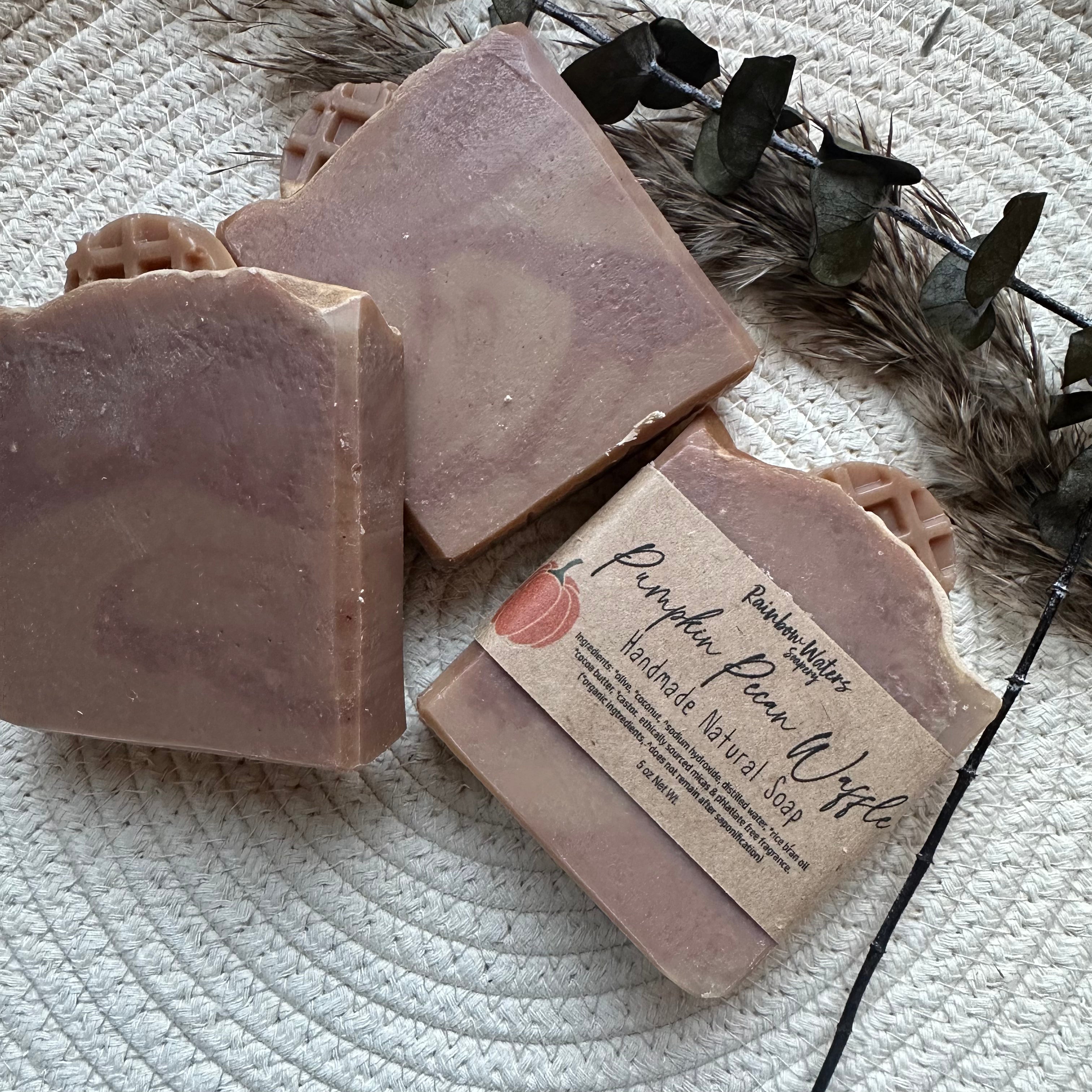 Pumpkin Pecan Waffle | Handcrafted Hand & Body Soap Bar | Fall Collection