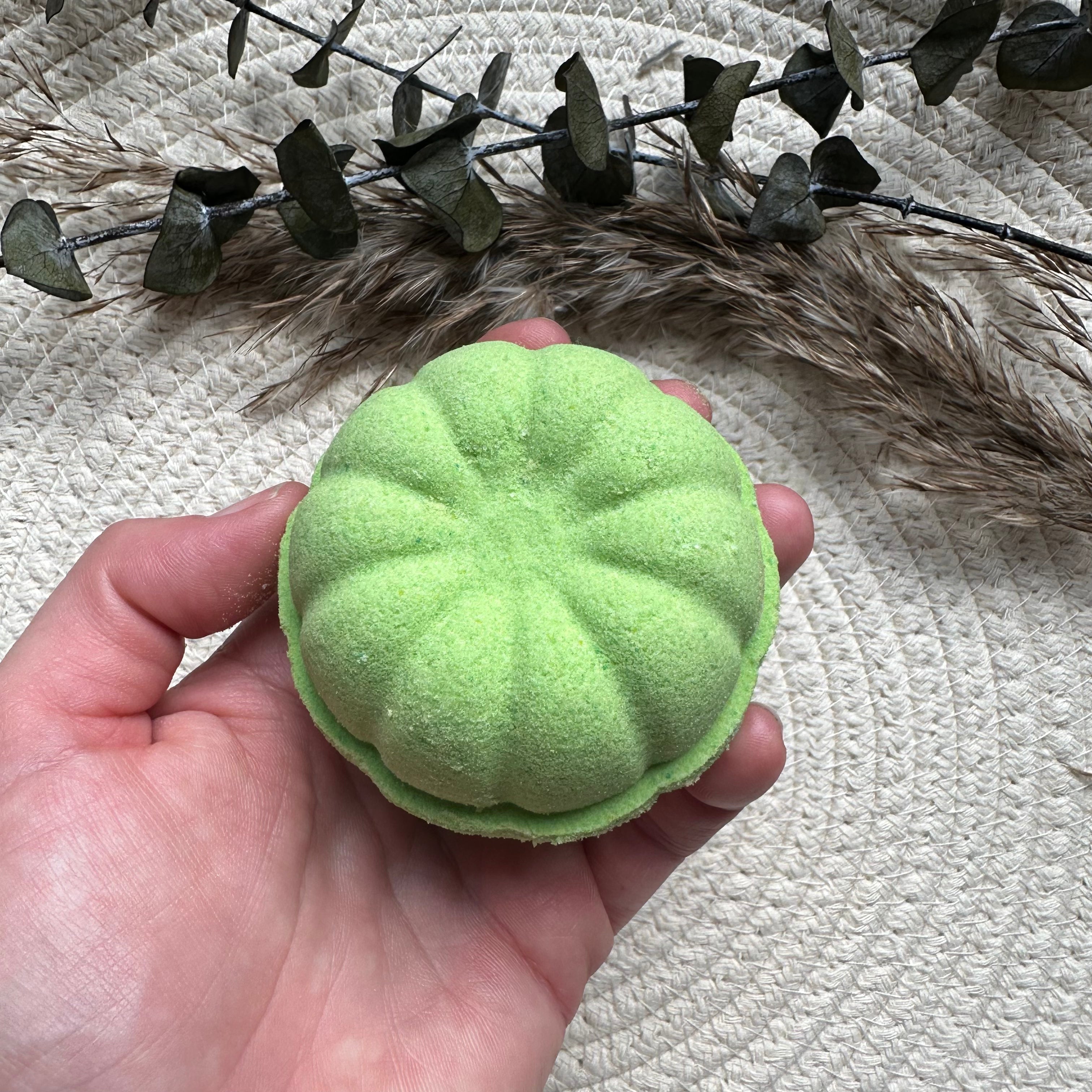 Apple Sage | Pumpkin Bath Bomb |  with goat milk | 4.5 ounce