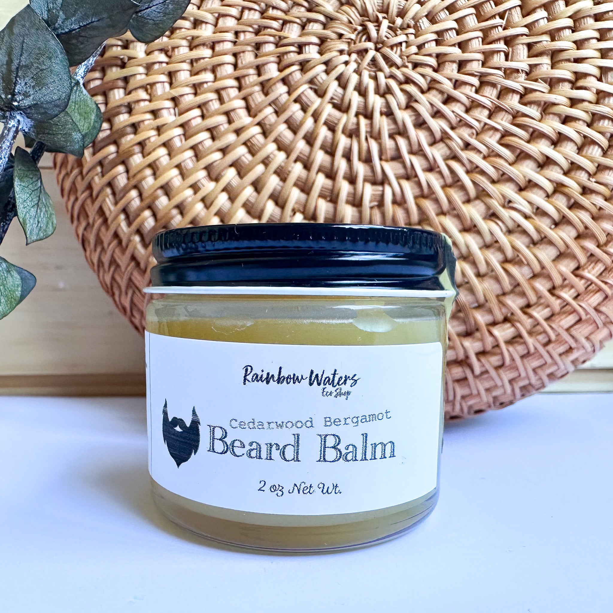 Beard Balm, 1/2oz tin or 2oz jar, infused with lanolin