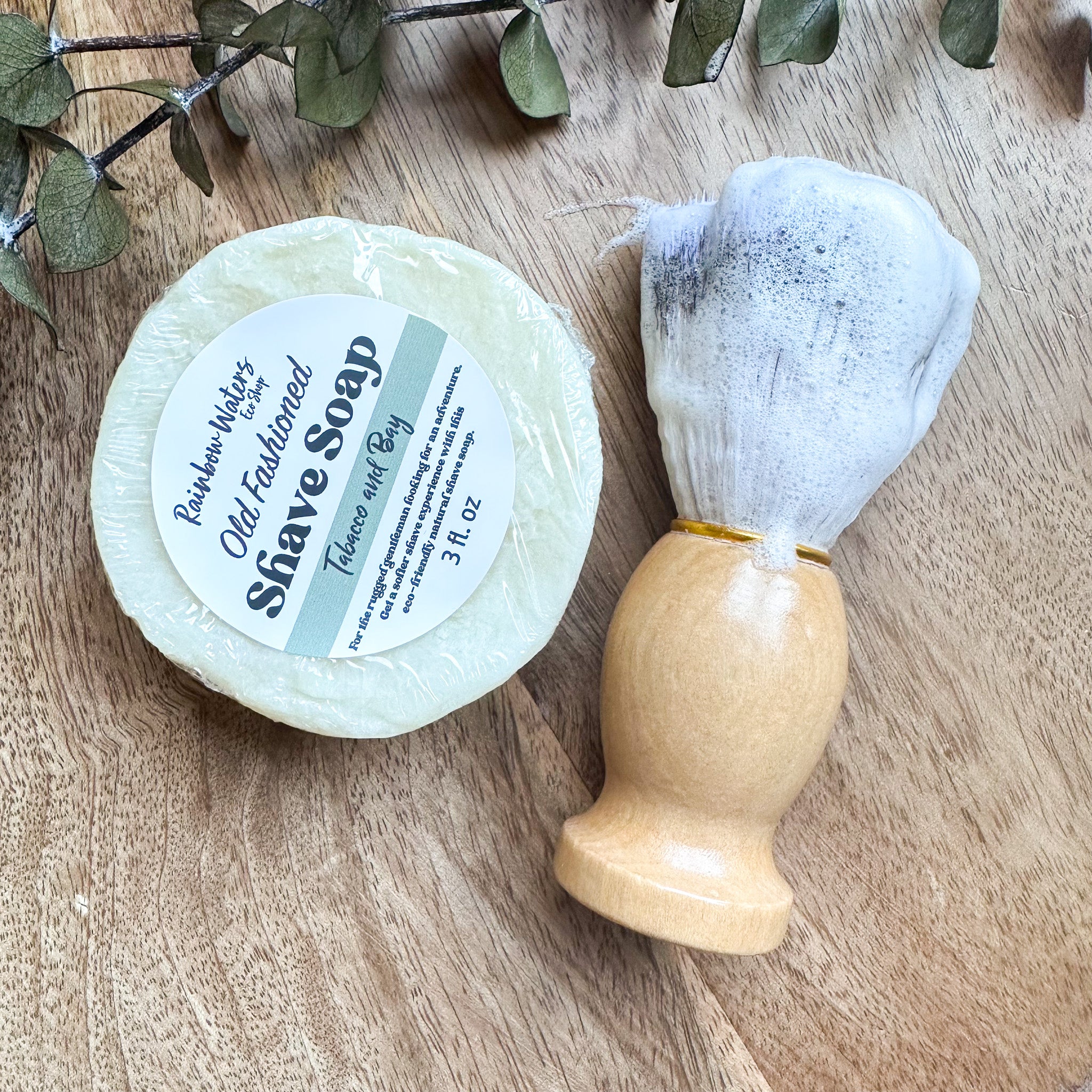 Old Fashioned Shave Soap, dual lye