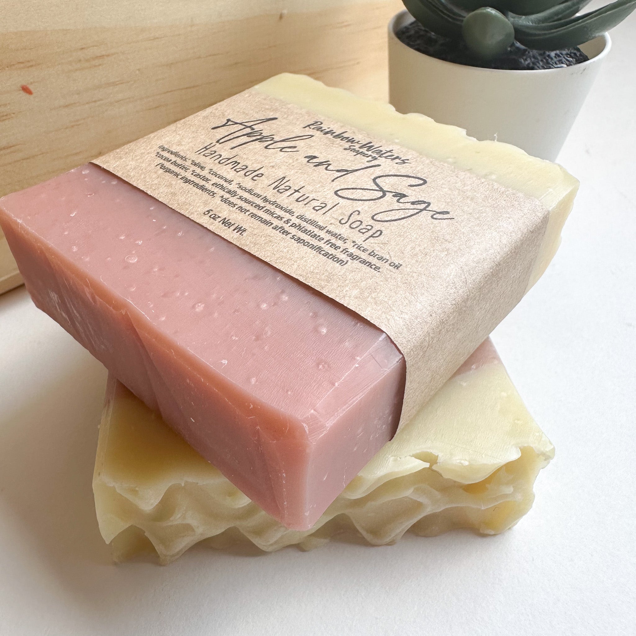 Apple and Sage | Handcrafted Hand & Body Soap Bar | Fall Collection