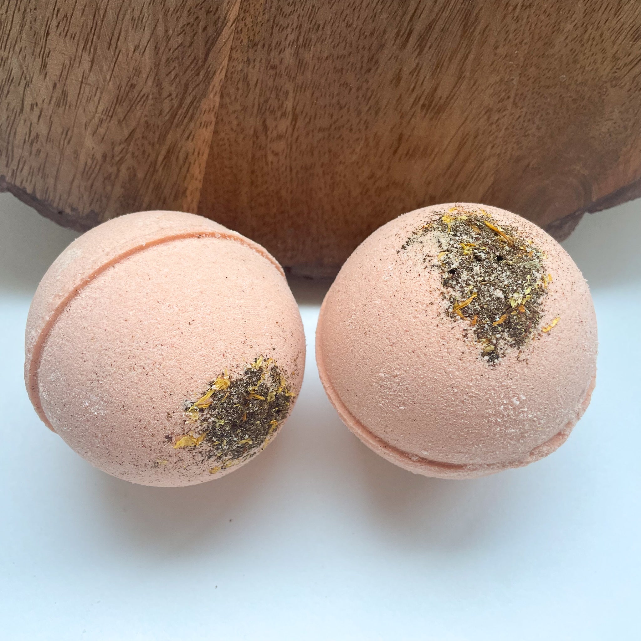 Palo Santo Bath Bomb | with goat milk & red moroccan clay | 4.5 ounce