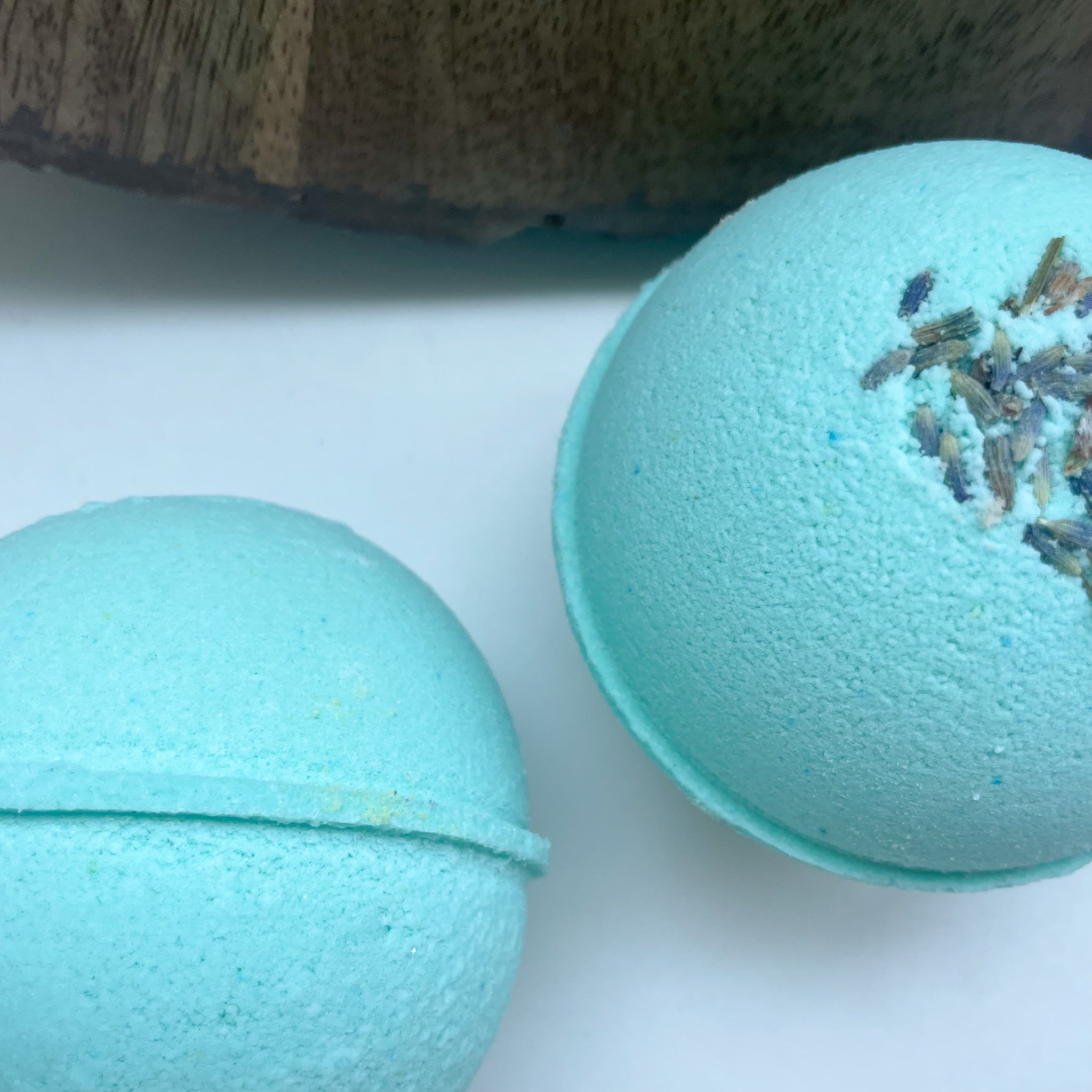 Ocean Vetiver Bath Bomb | with goat milk & lavender buds | 4.5 ounce