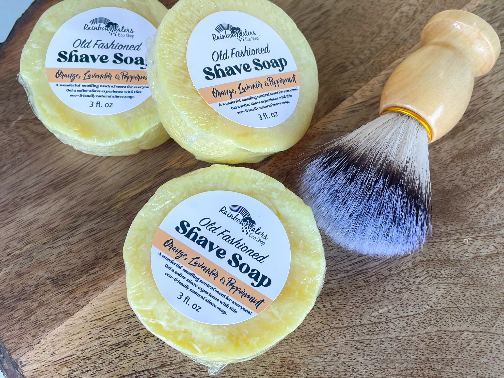 Old Fashioned Shave Soap, dual lye