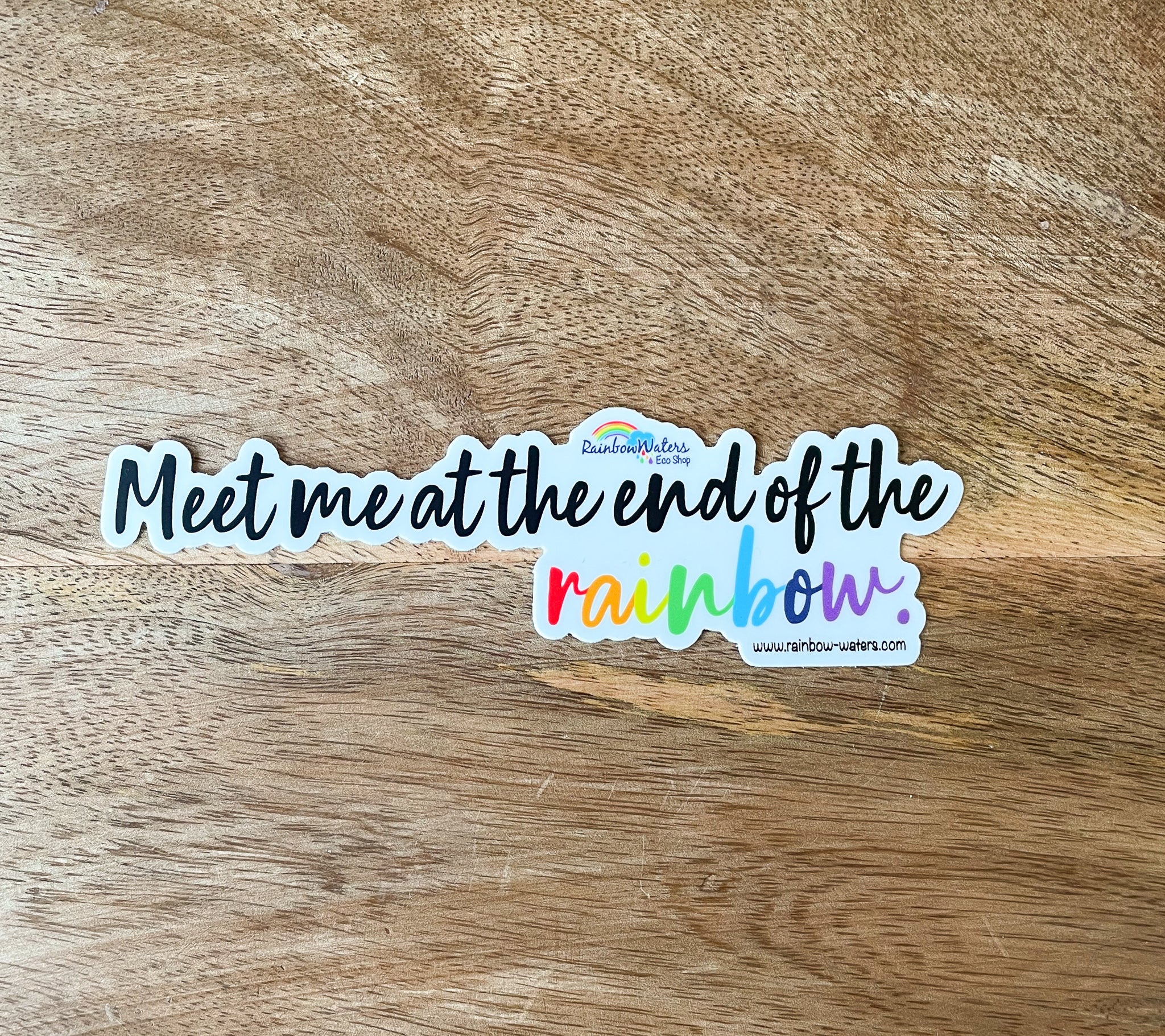 Custom Rainbow Waters Stickers