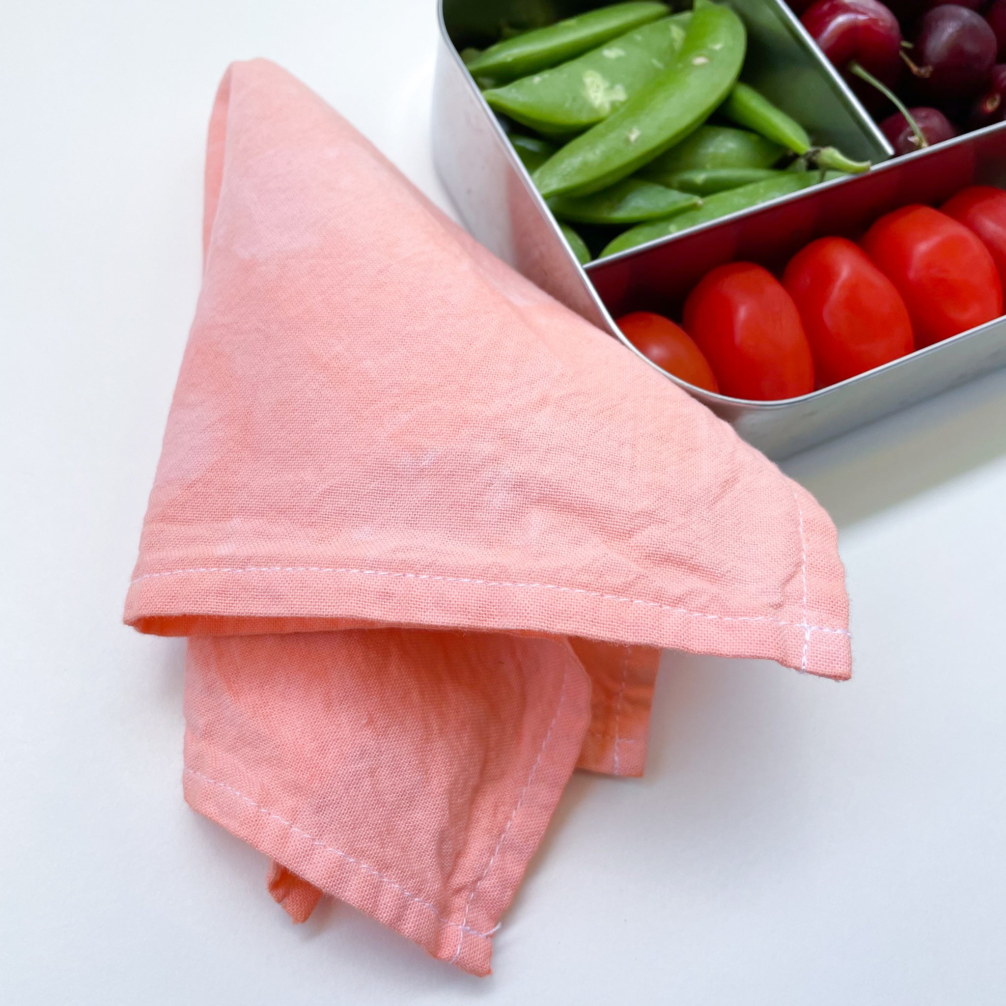 4-pack Lunch Napkins | Hand Dyed | Organic Cotton | 2 color choices