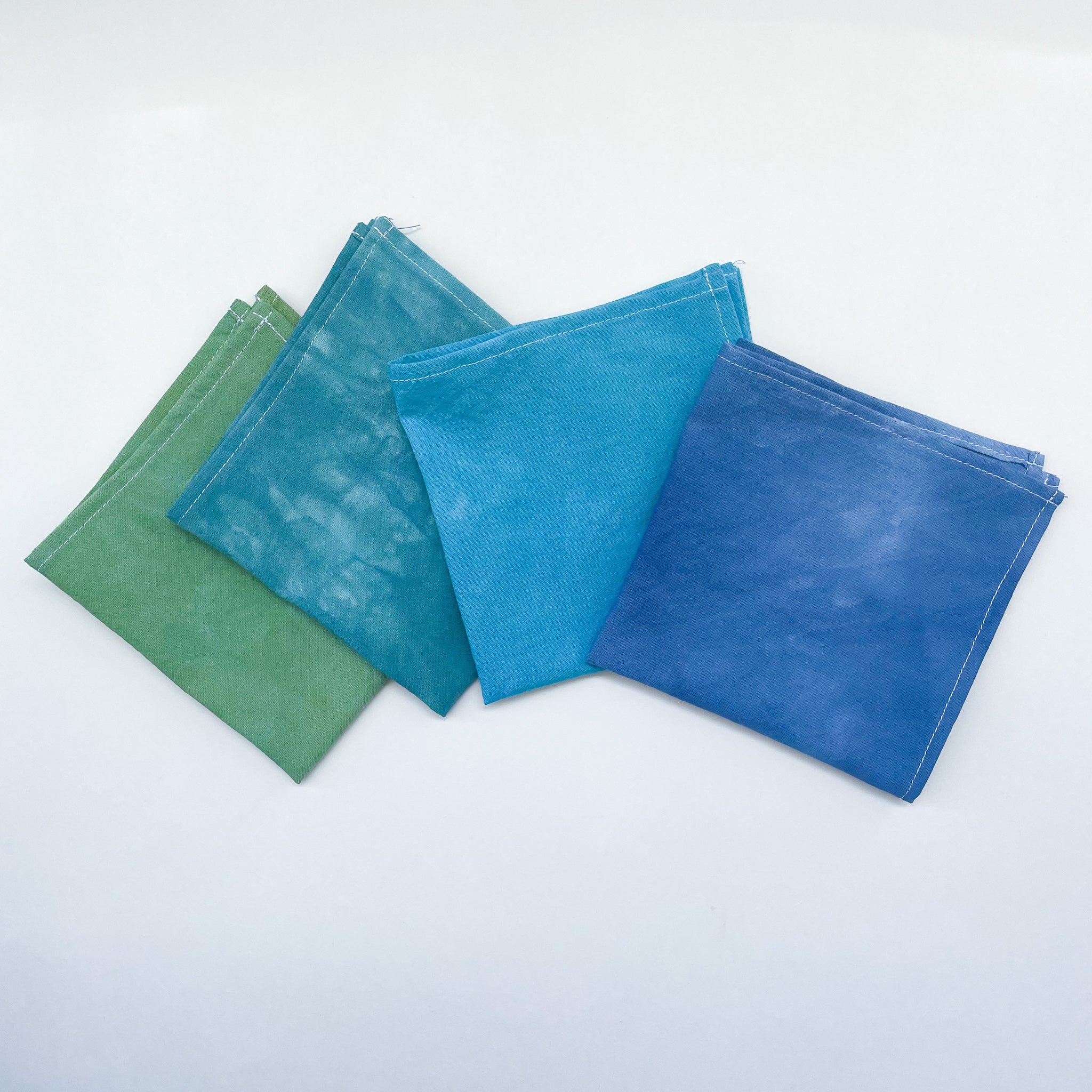 4-pack Lunch Napkins | Hand Dyed | Organic Cotton | 2 color choices